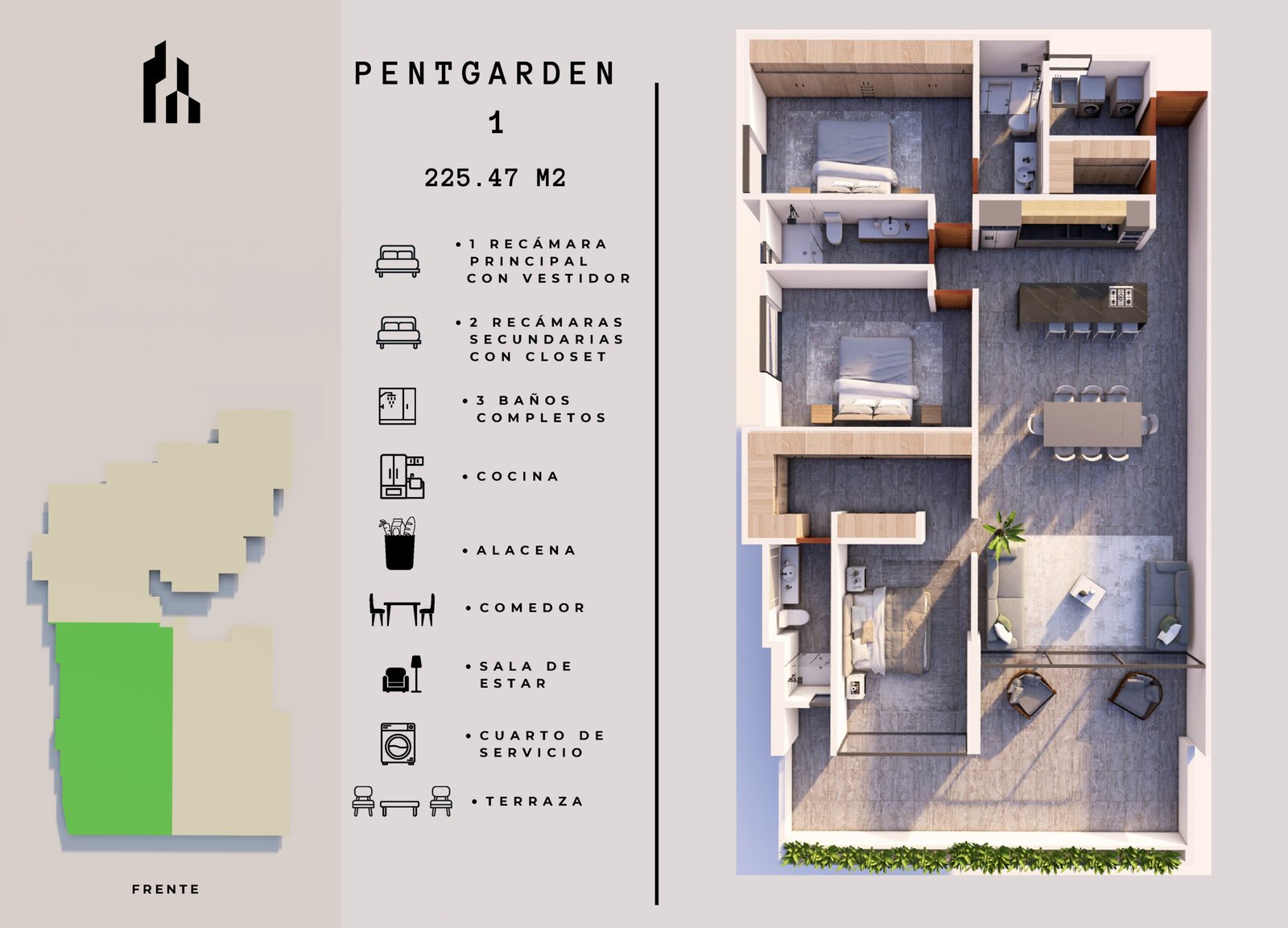 departamento en venta torre britania zona americas amplio