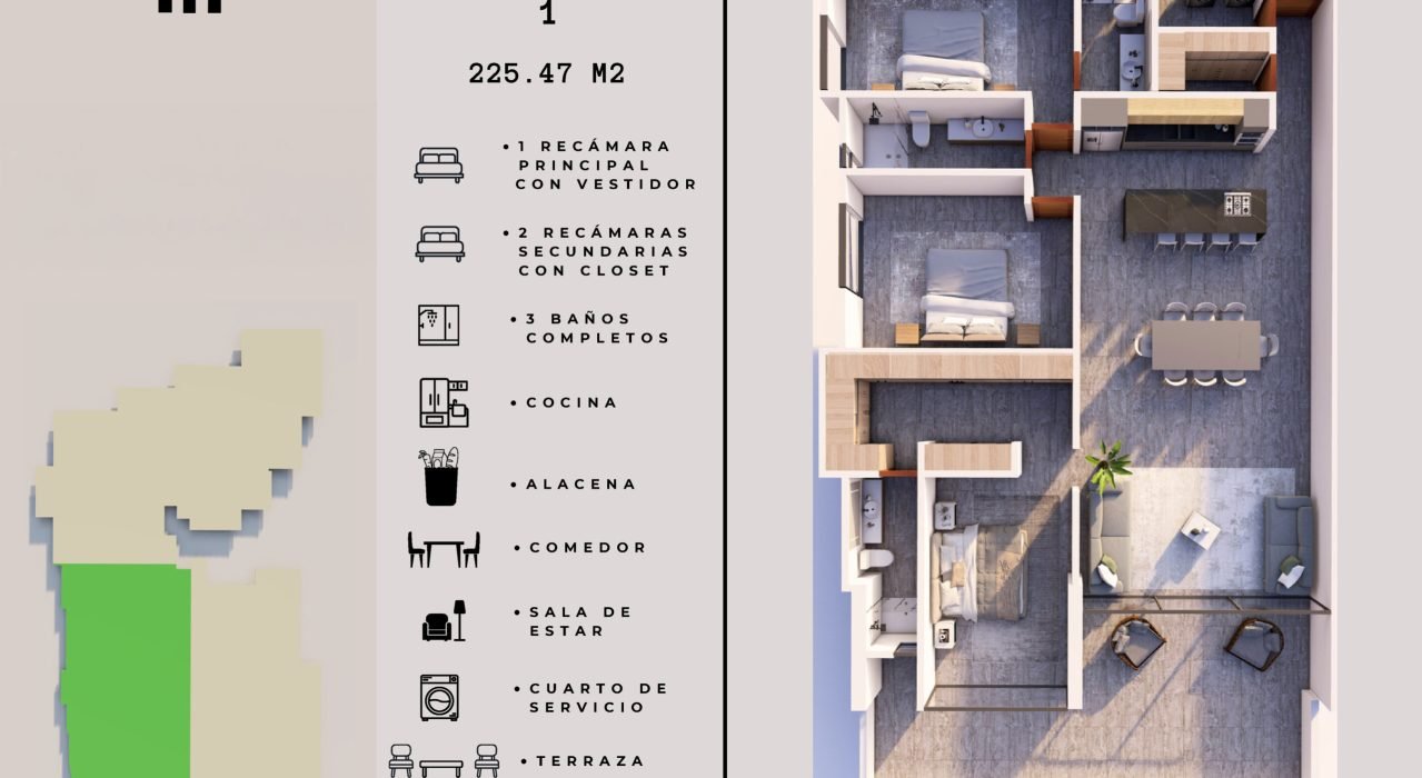 departamento en venta torre britania zona americas amplio