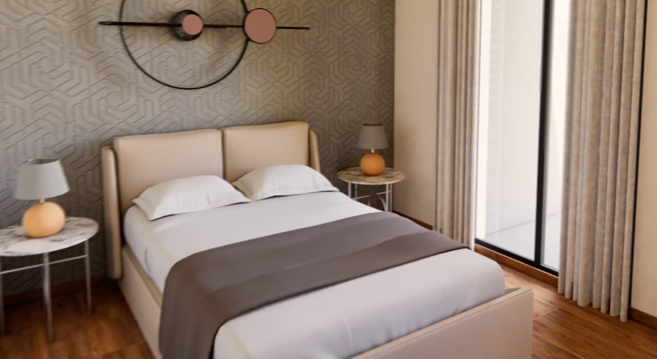 amplia habitación principal en departamento salida quiroga inversión